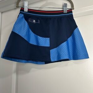 Adidas Stella McCartney Kids Navy‎ and Light Blue Mini Skirt